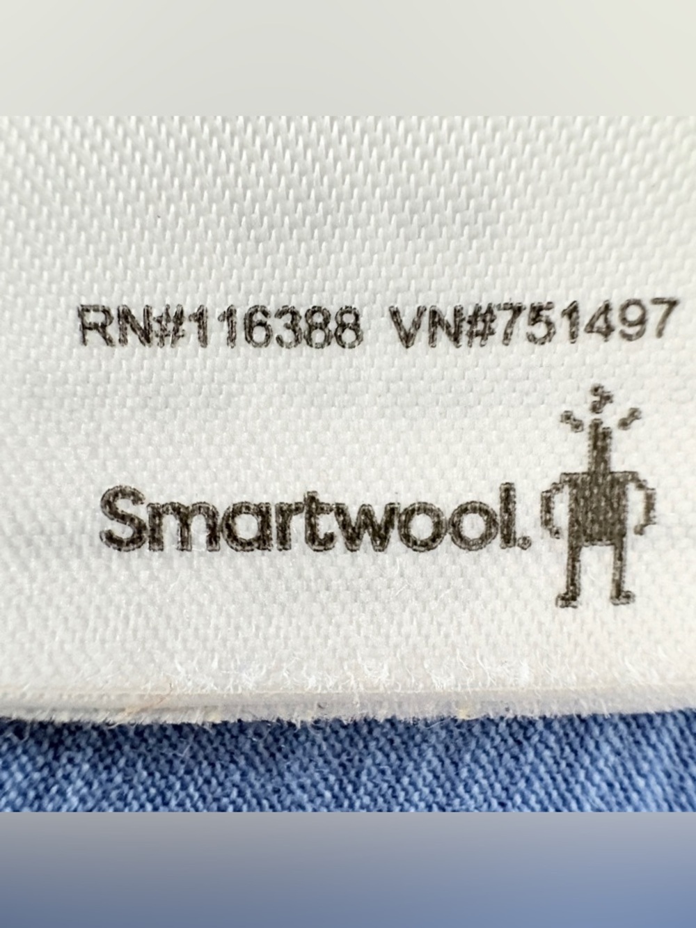 Smartwool 150 Merino Wool Striped T-Shirt Medium M Blue Gray Hiking Base Layer - Picture 13 of 14